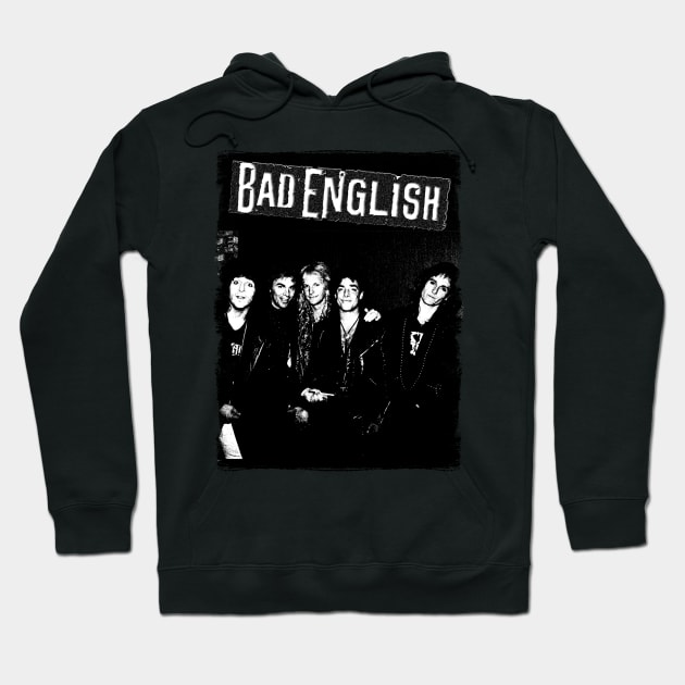 Bad English Grunge Style Hoodie by kazetzamandoeloe